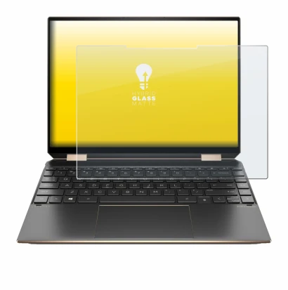 Immagine del dispositivo HP Spectre x360 (14-eX) 2021 con un'ampia varietà di protezioni per lo schermo.