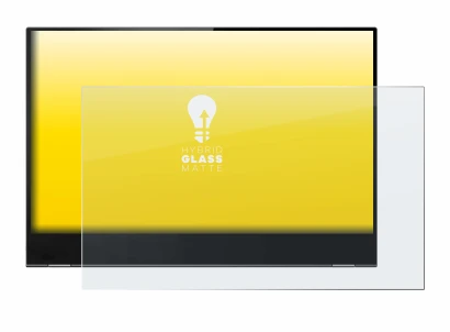 Immagine del dispositivo Lenovo ThinkVision M14t con un'ampia varietà di protezioni per lo schermo.