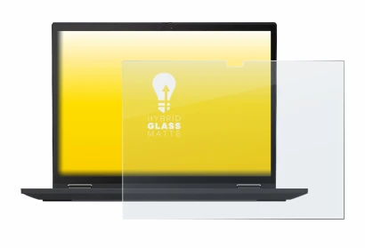 Immagine del dispositivo Lenovo ThinkPad X13 Yoga Gen 2 con un'ampia varietà di protezioni per lo schermo.