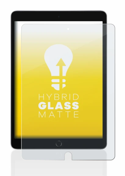 Immagine del dispositivo Apple iPad 10.2" WiFi 2021 (9a Gen.) con un'ampia varietà di protezioni per lo schermo.