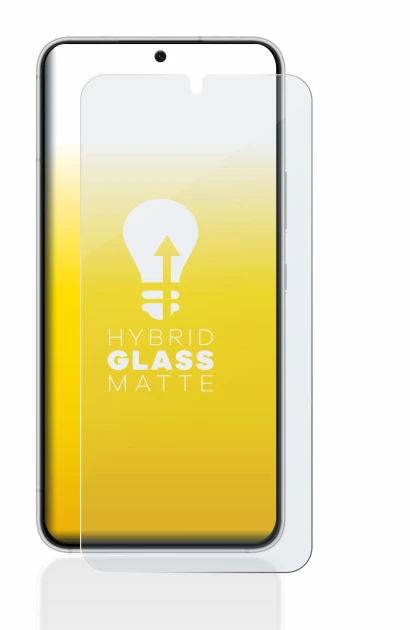 Immagine del dispositivo Samsung Galaxy S22 5G con un'ampia varietà di protezioni per lo schermo.