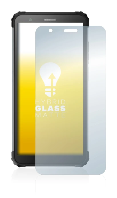 Immagine del dispositivo Blackview BV6600 Pro con un'ampia varietà di protezioni per lo schermo.