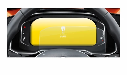 Immagine del dispositivo Volkswagen Polo 6 Digital Cockpit Pro con un'ampia varietà di protezioni per lo schermo.