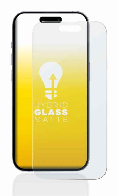 Immagine del dispositivo Apple iPhone 14 Pro con un'ampia varietà di protezioni per lo schermo.