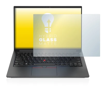 Immagine del dispositivo Lenovo ThinkPad E14 Gen 4 con un'ampia varietà di protezioni per lo schermo.