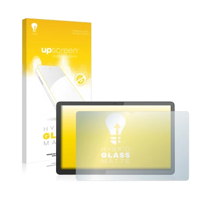 Parte frontale di una confezione del prodotto con il logo del marchio upscreen. Accanto è raffigurato il dispositivo Lenovo Id