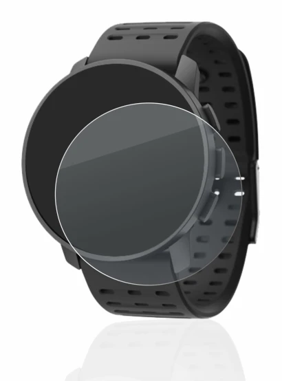 Immagine del dispositivo Suunto 9 Peak Pro con un'ampia varietà di protezioni per lo schermo.