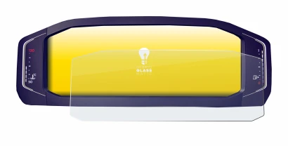 Immagine del dispositivo Volkswagen Passat B8 Digital Cockpit 10,25" con un'ampia varietà di protezioni per lo schermo.