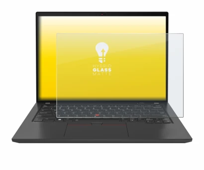 Immagine del dispositivo Lenovo ThinkPad T16 Gen 3 con un'ampia varietà di protezioni per lo schermo.