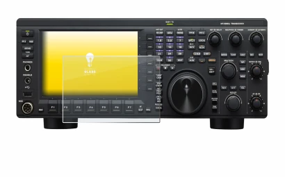 Immagine del dispositivo Kenwood TS-890S con un'ampia varietà di protezioni per lo schermo.