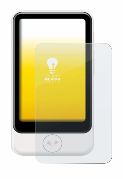 Immagine del dispositivo Pocketalk Plus con un'ampia varietà di protezioni per lo schermo.