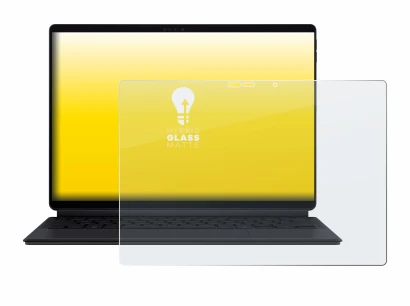 Immagine del dispositivo ASUS ProArt PZ13 con un'ampia varietà di protezioni per lo schermo.