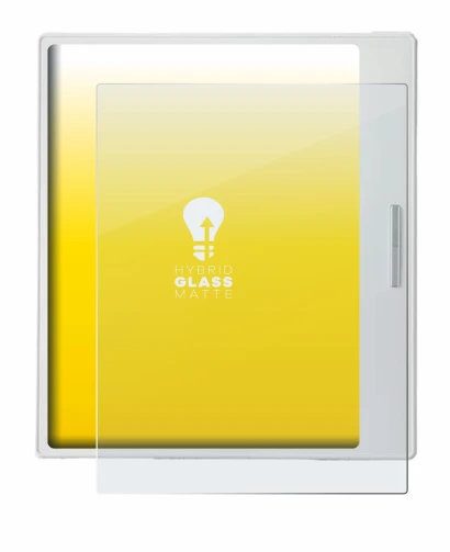 Immagine del dispositivo Boox Go Color 7 White Edition con un'ampia varietà di protezioni per lo schermo.