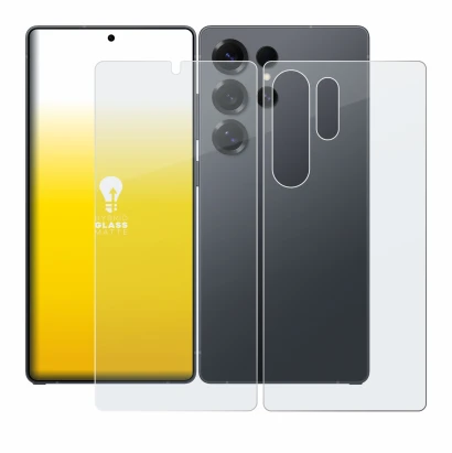 Immagine del dispositivo Samsung Galaxy S25 Ultra Enterprise Edition (Fronte+Retro) con un'ampia varietà di protezioni per lo 