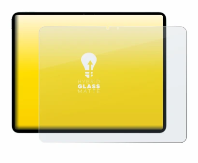 Immagine del dispositivo Apple iPad Air 13" M3 2025 con un'ampia varietà di protezioni per lo schermo.