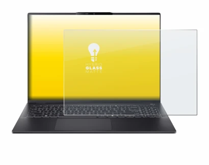 Immagine del dispositivo Acer Swift 16 AI con un'ampia varietà di protezioni per lo schermo.