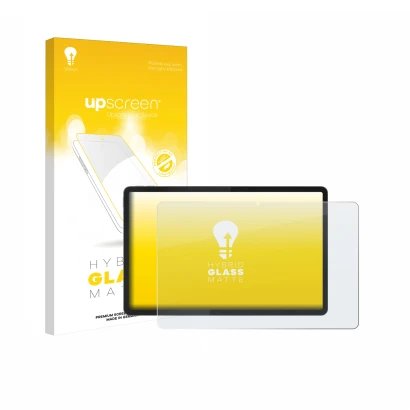 Parte frontale di una confezione del prodotto con il logo del marchio upscreen. Accanto è raffigurato il dispositivo Lenovo Id