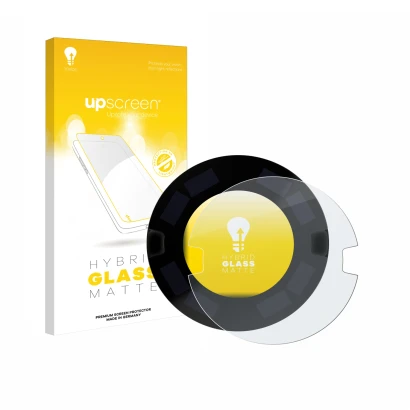 Parte frontale di una confezione del prodotto con il logo del marchio upscreen. Accanto è raffigurato il dispositivo OOONO P-D