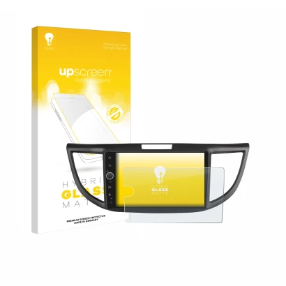 Parte frontale di una confezione del prodotto con il logo del marchio upscreen. Accanto è raffigurato il dispositivo Joying Ca