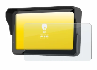 Immagine del dispositivo Carpuride W602S Pro con un'ampia varietà di protezioni per lo schermo.