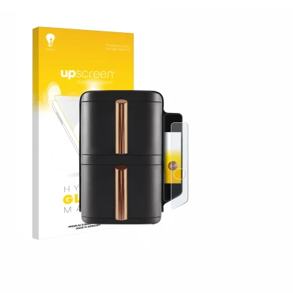 Parte frontale di una confezione del prodotto con il logo del marchio upscreen. Accanto è raffigurato il dispositivo Ninja Dou