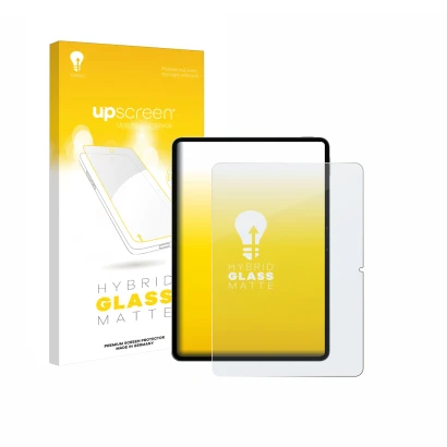 Parte frontale di una confezione del prodotto con il logo del marchio upscreen. Accanto è raffigurato il dispositivo Xiaomi Pa