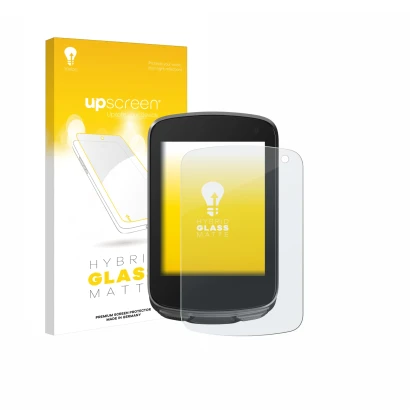 Parte frontale di una confezione del prodotto con il logo del marchio upscreen. Accanto è raffigurato il dispositivo Geoid CC7