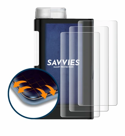 Immagine del dispositivo Mylife YpsoPump con un'ampia varietà di protezioni per lo schermo.