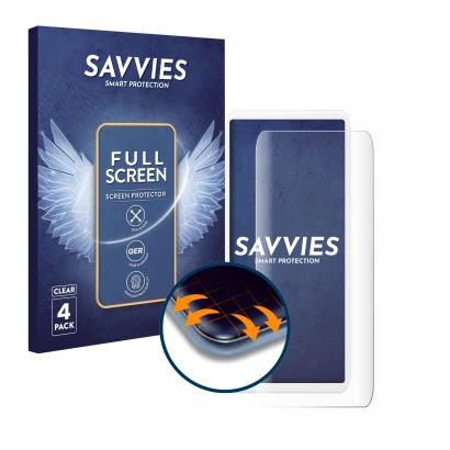 Parte frontale di una confezione del prodotto con il logo del marchio Savvies. Accanto è raffigurato il dispositivo SumUp Air 