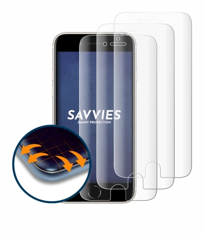 Immagine del dispositivo Apple iPhone SE 3 2022 con un'ampia varietà di protezioni per lo schermo.