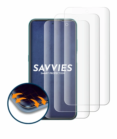 Immagine del dispositivo Nokia X20 con un'ampia varietà di protezioni per lo schermo.