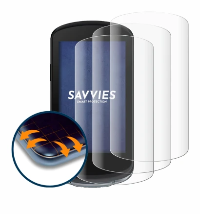 Immagine del dispositivo Garmin Edge 1040 con un'ampia varietà di protezioni per lo schermo.