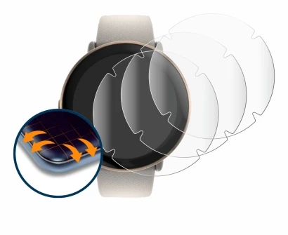 Immagine del dispositivo Polar Ignite 3 con un'ampia varietà di protezioni per lo schermo.