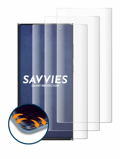 Immagine del dispositivo Samsung Galaxy S22 Ultra 5G (case-friendly) con un'ampia varietà di protezioni per lo schermo.