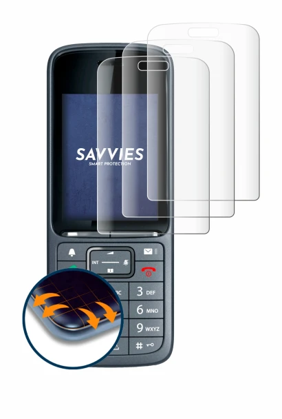 Immagine del dispositivo Gigaset SL800H Pro con un'ampia varietà di protezioni per lo schermo.