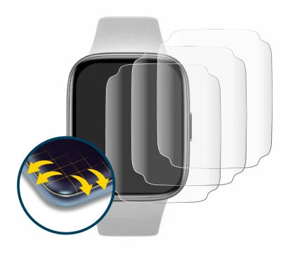 Immagine del dispositivo Xiaomi Redmi Watch 3 Active con un'ampia varietà di protezioni per lo schermo.