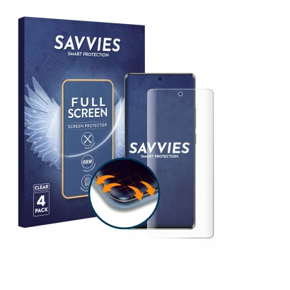 Parte frontale di una confezione del prodotto con il logo del marchio Savvies. Accanto è raffigurato il dispositivo Ulefone No
