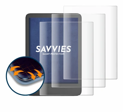 Immagine del dispositivo Amazon Kindle 2024 con un'ampia varietà di protezioni per lo schermo.