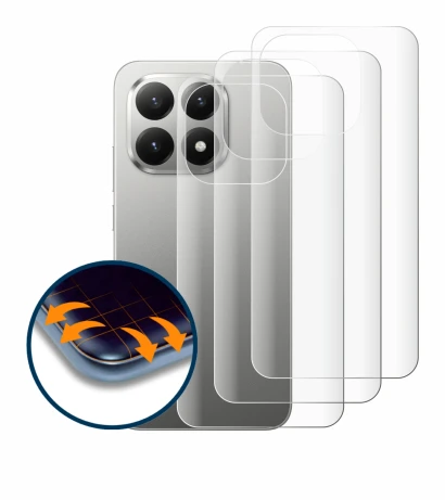 Immagine del dispositivo Xiaomi 15T (Posteriore) con un'ampia varietà di protezioni per lo schermo.