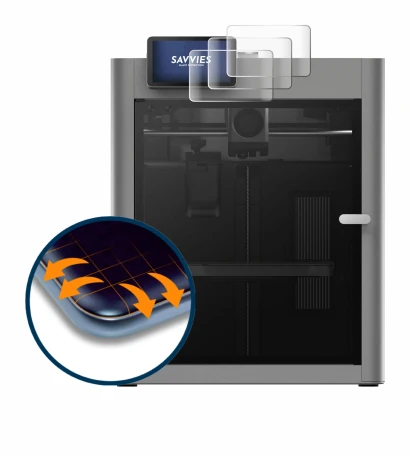 Immagine del dispositivo Bambu Lab P2S 3D Printer con un'ampia varietà di protezioni per lo schermo.