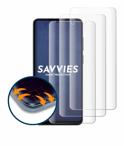 Immagine del dispositivo Honor X5c con un'ampia varietà di protezioni per lo schermo.