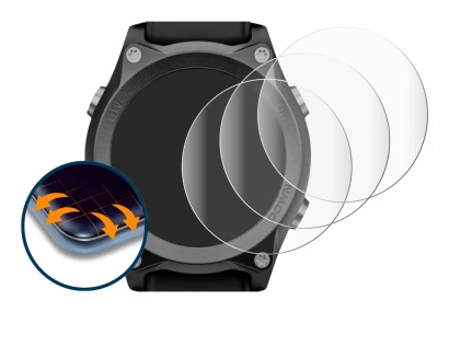 Immagine del dispositivo Mares Sirius con un'ampia varietà di protezioni per lo schermo.