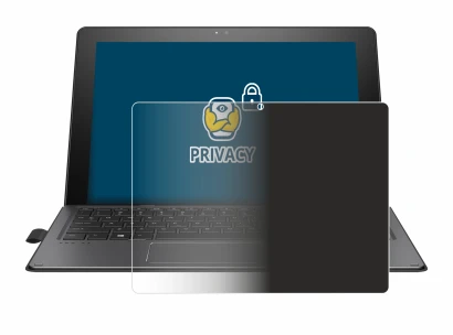 Immagine del dispositivo HP Pro x2 612 G2 con un'ampia varietà di protezioni per lo schermo.
