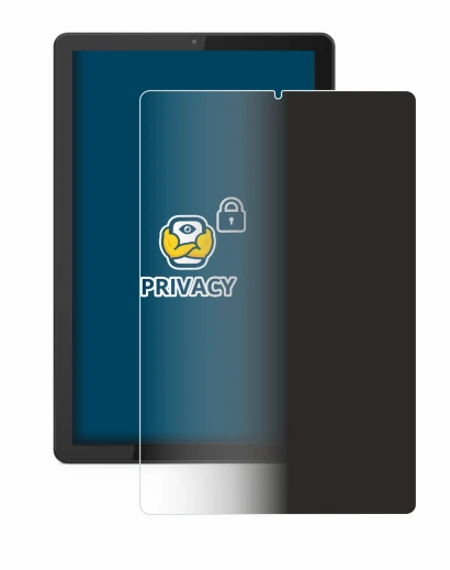 Immagine del dispositivo Lenovo Tab M9 con un'ampia varietà di protezioni per lo schermo.