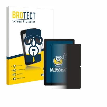 Parte frontale di una confezione del prodotto con il logo del marchio BROTECT. Accanto è raffigurato il dispositivo Blackview