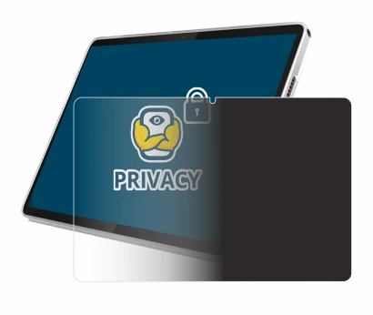 Immagine del dispositivo Lenovo Tab 10.1" con un'ampia varietà di protezioni per lo schermo.