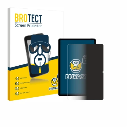 Parte frontale di una confezione del prodotto con il logo del marchio BROTECT. Accanto è raffigurato il dispositivo Xiaomi Red