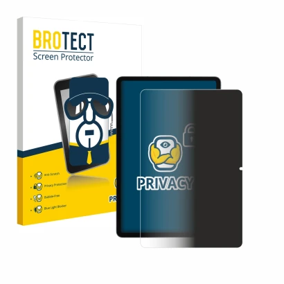 Parte frontale di una confezione del prodotto con il logo del marchio BROTECT. Accanto è raffigurato il dispositivo Samsung Ga