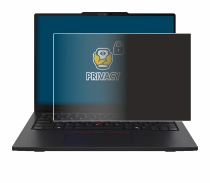 Immagine del dispositivo Lenovo ThinkPad L13 Gen 6 con un'ampia varietà di protezioni per lo schermo.