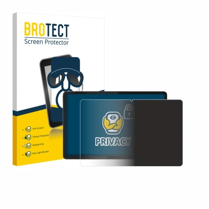 Parte frontale di una confezione del prodotto con il logo del marchio BROTECT. Accanto è raffigurato il dispositivo Lenovo Ide